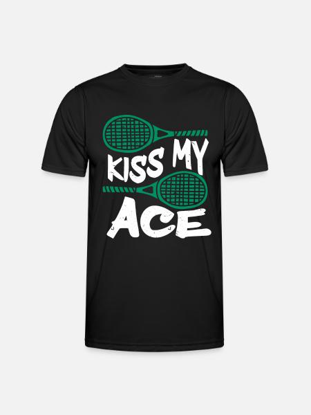 Tennis Player - Men's Functional T-Shirt - black