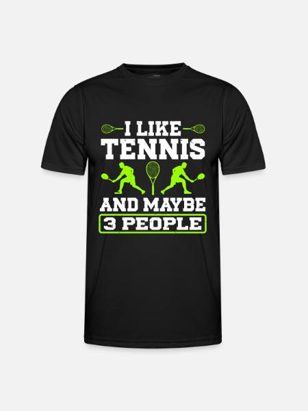 Tennis Player - Men's Functional T-Shirt - black