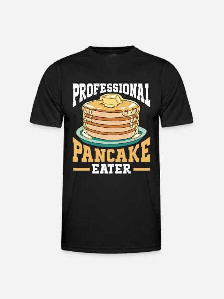 Pancakes Breakfast Food Lover - Men's Functional T-Shirt - black