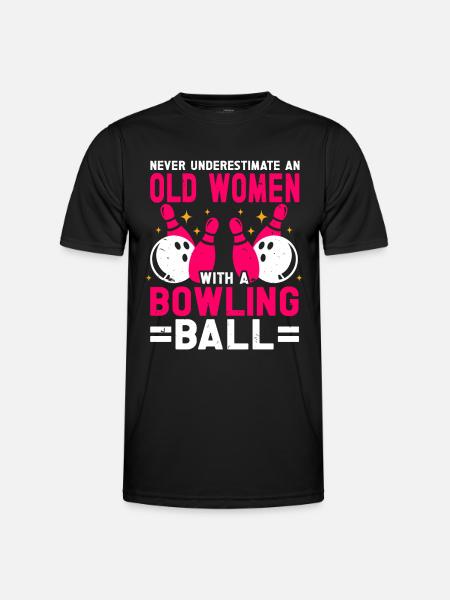 Bowling Ball Bowler - Men's Functional T-Shirt - black