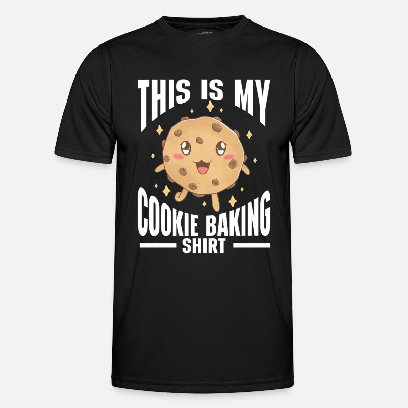 Baking Bakery Baker - Männer Funktions-T-Shirt - Schwarz