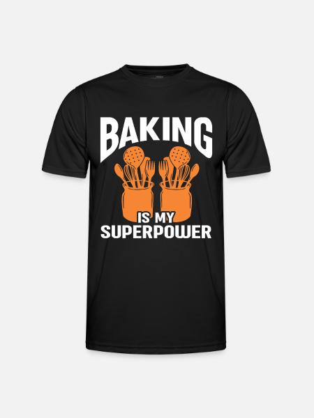 Baking Bakery Baker - Men's Functional T-Shirt - black