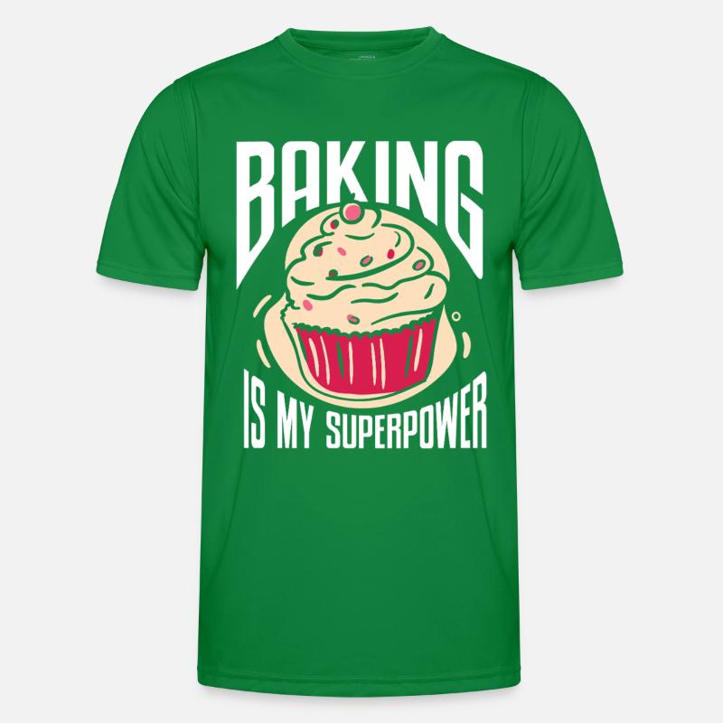 Baking Bakery Baker Men's Functional T-Shirt