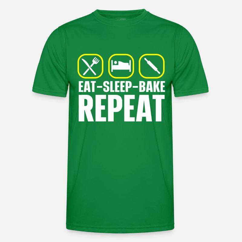 Baking Bakery Baker Men's Functional T-Shirt