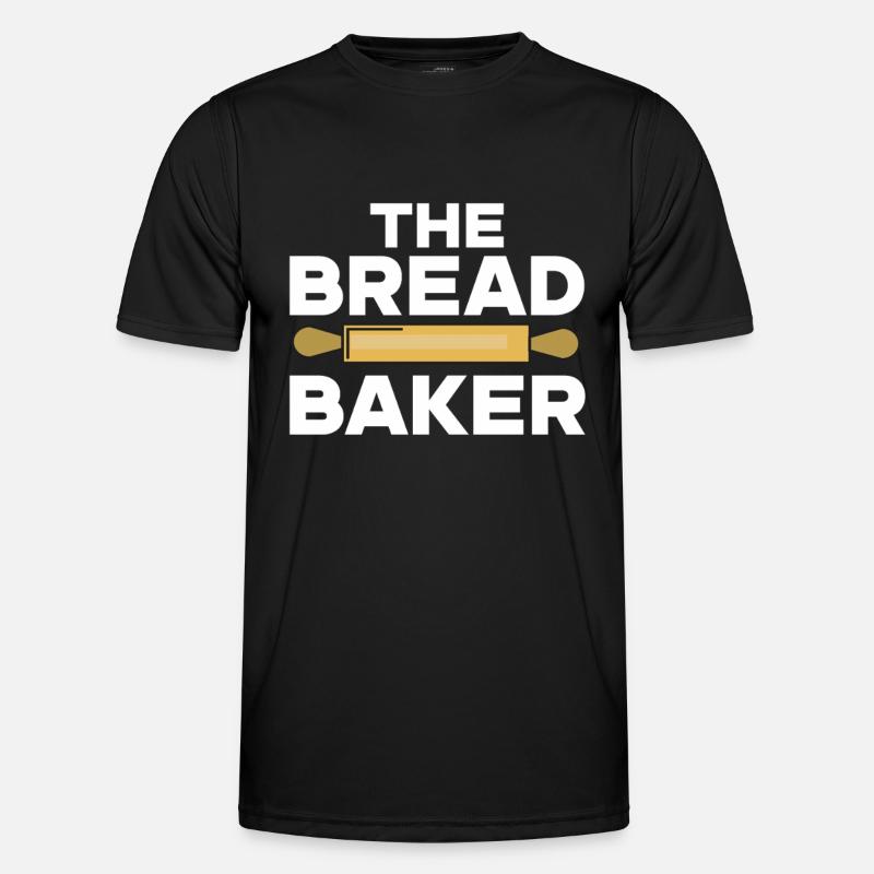 Baking Bakery Baker - Männer Funktions-T-Shirt - Schwarz