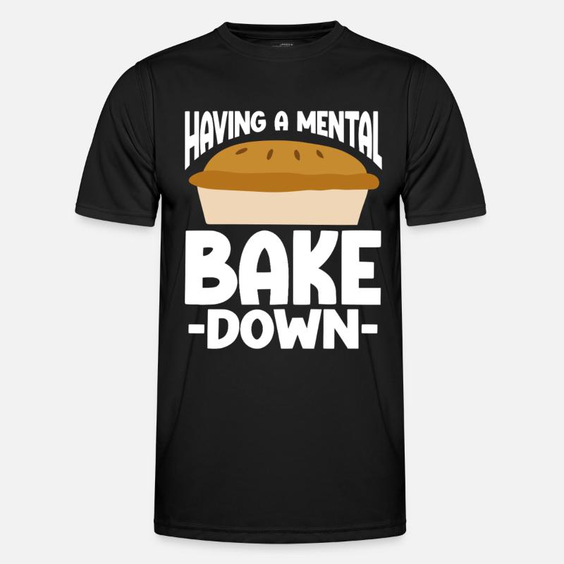 Baking Bakery Baker - Männer Funktions-T-Shirt - Schwarz