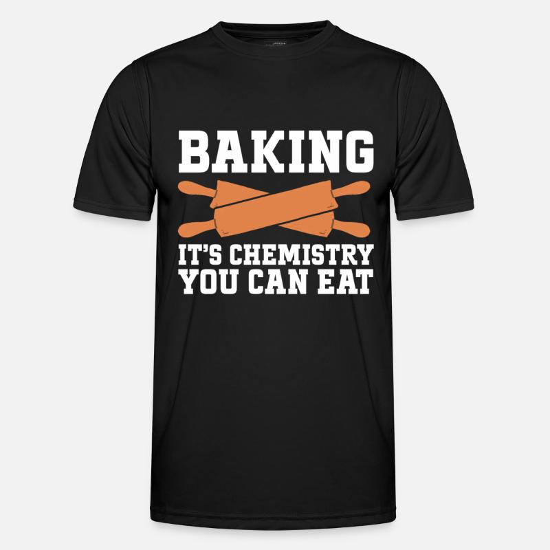 Baking Bakery Baker - Men's Functional T-Shirt - black