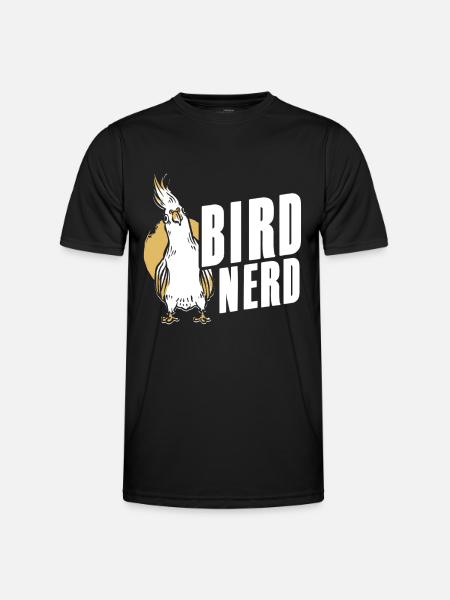 Bird Watching Cute Bird Lover - Men's Functional T-Shirt - black