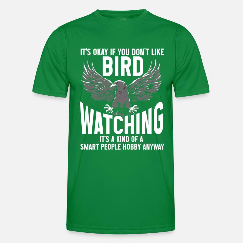 Bird Watching Cute Bird Lover Men's Functional T-Shirt