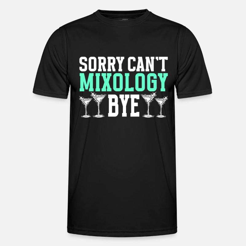 Mixologist Barkeepker Bartender Mixology - Männer Funktions-T-Shirt - Schwarz
