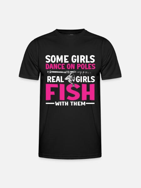 Fishing Design Fish Lover Fisherman - Men's Functional T-Shirt - black