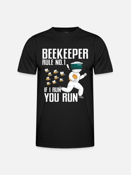 Beekeeping Bees Beekeeper - Men's Functional T-Shirt - black