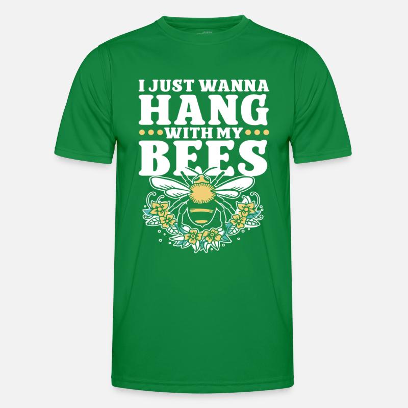 Beekeeping Bees Beekeeper Männer Funktions-T-Shirt