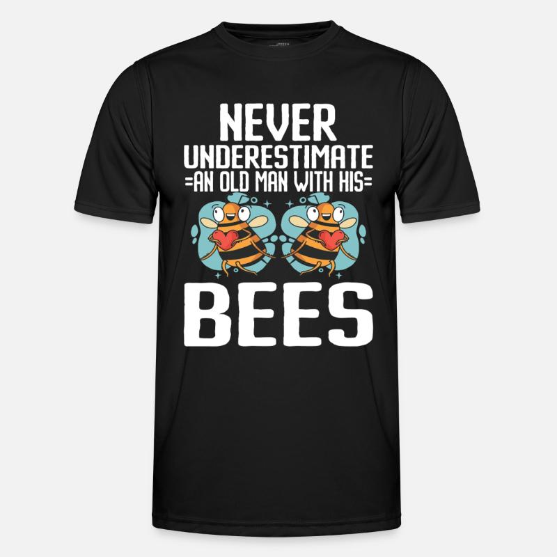 Beekeeping Bees Beekeeper - Männer Funktions-T-Shirt - Schwarz