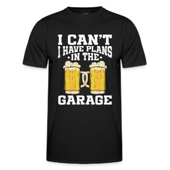 Brassage de bière amusant - T-shirt sport Homme - noir - Devant - AI Model Male 178 dark (178cm)