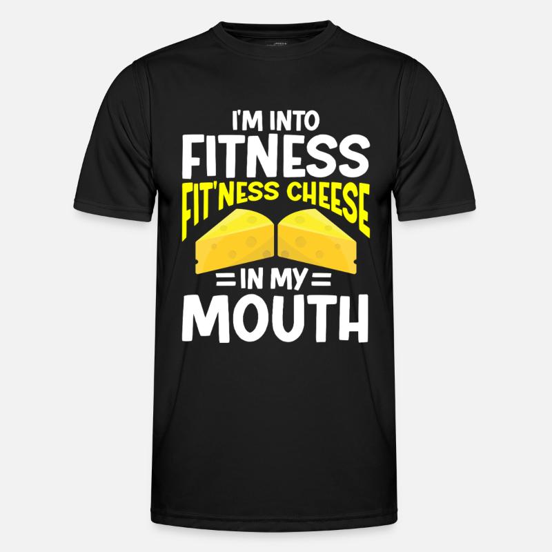 Cheese Making Cheese Lover - Männer Funktions-T-Shirt - Schwarz