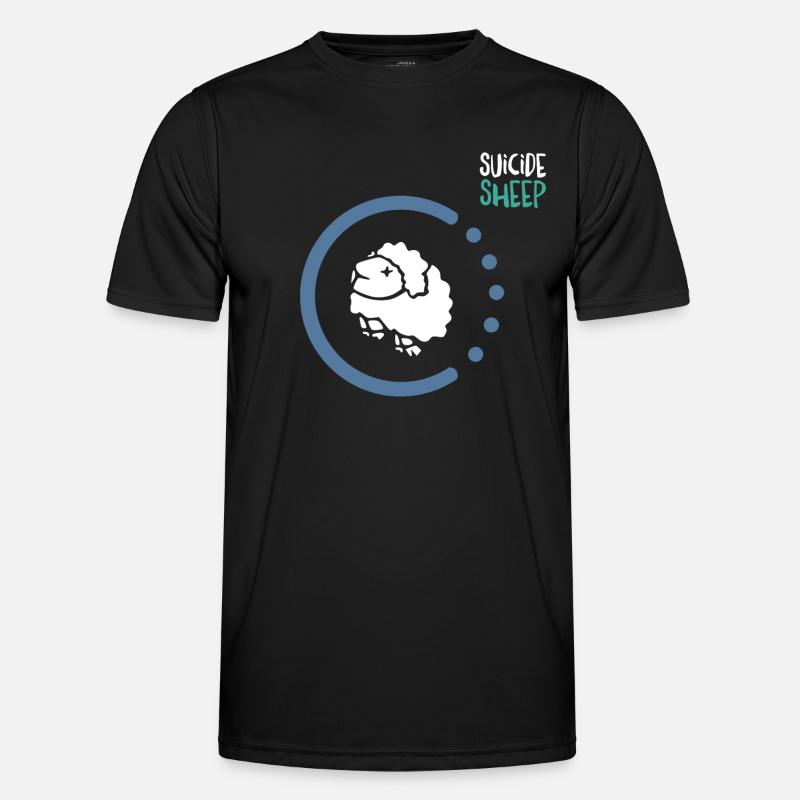 Mr Suicide Sheep - Men's Functional T-Shirt - black