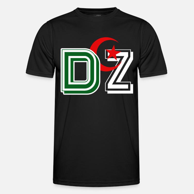 DZ Algeria 3D - Men's Functional T-Shirt - black