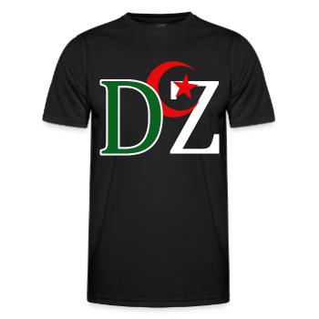 DZ Algérie - T-shirt sport Homme - noir - Devant - AI Model Male 178 dark (178cm)