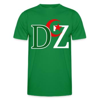 DZ Algeria - Men's Functional T-Shirt - kelly green - Front - AI Model Male 178 dark (178cm)