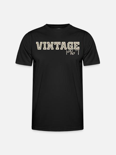 Vintage 1967 Original 1967 Retro 1967 Gift 1967 - Men's Functional T-Shirt - black