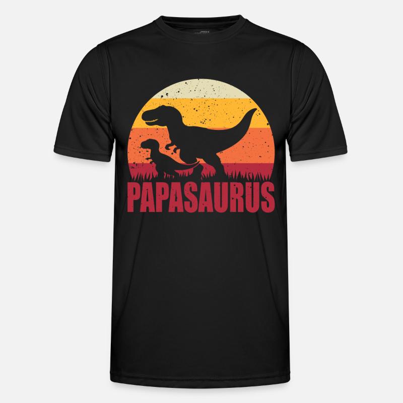 Papasaurus Vatertag Papa Vater Vati Geschenkidee Männer Funktions-T-Shirt