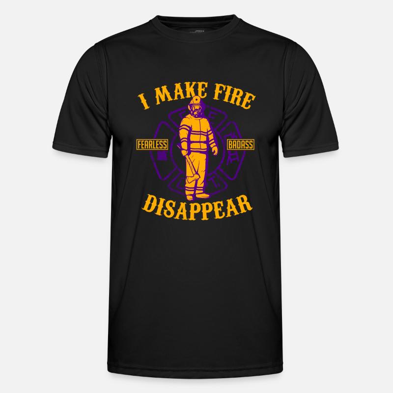Firefighter Badass Men's Functional T-Shirt