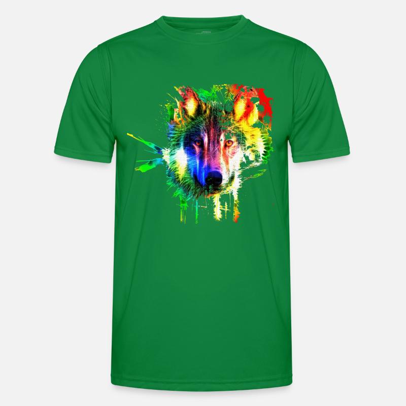 Wolf Splash Moderne T-shirt sport Homme