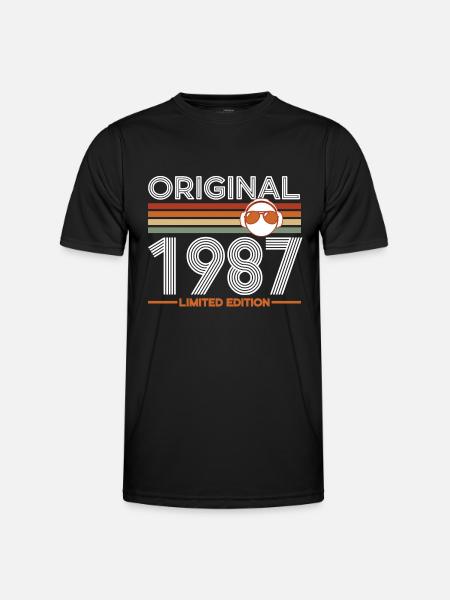 1987 - T-shirt sport Homme - noir