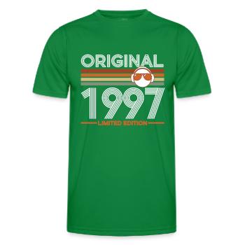 1997 - Männer Funktions-T-Shirt - Kelly Green - Vorne - AI Model Male 178 dark (178cm)