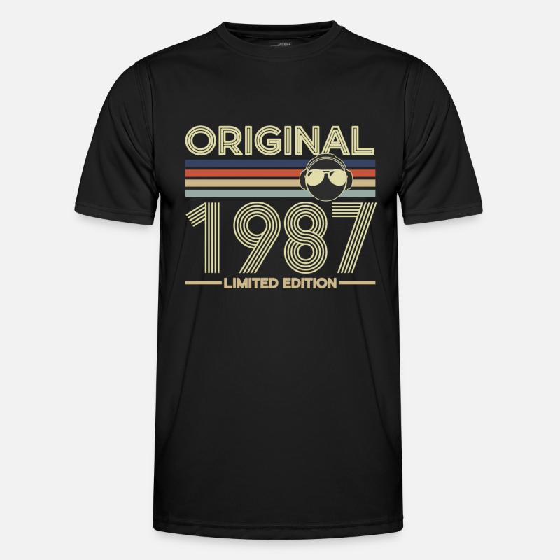 1987 - Funktionsshirt til herrer - sort