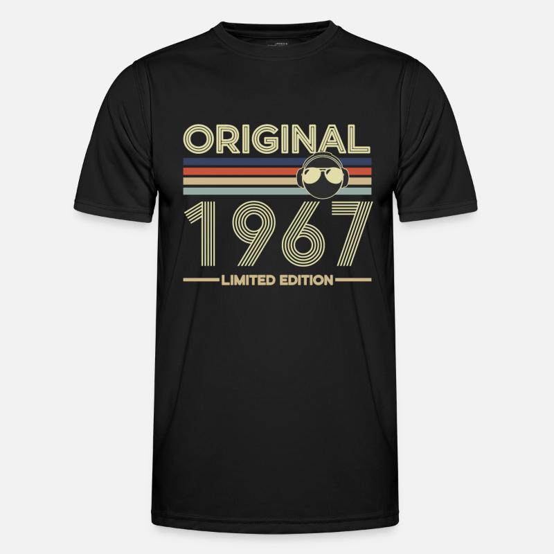 1967 - Funksjons-T-skjorte for menn - svart