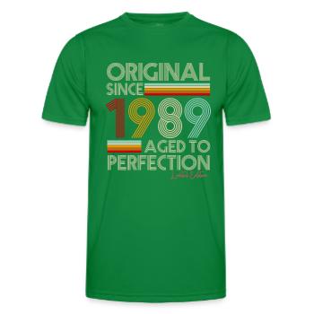 1989 - Men's Functional T-Shirt - kelly green - Front - AI Model Male 178 dark (178cm)