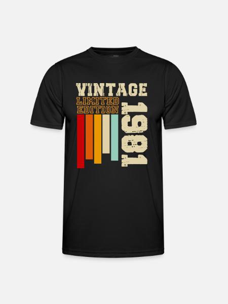 1981 - Men's Functional T-Shirt - black