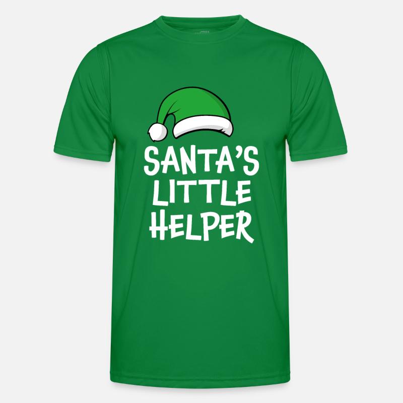 Santa's Little Helper Men's Functional T-Shirt