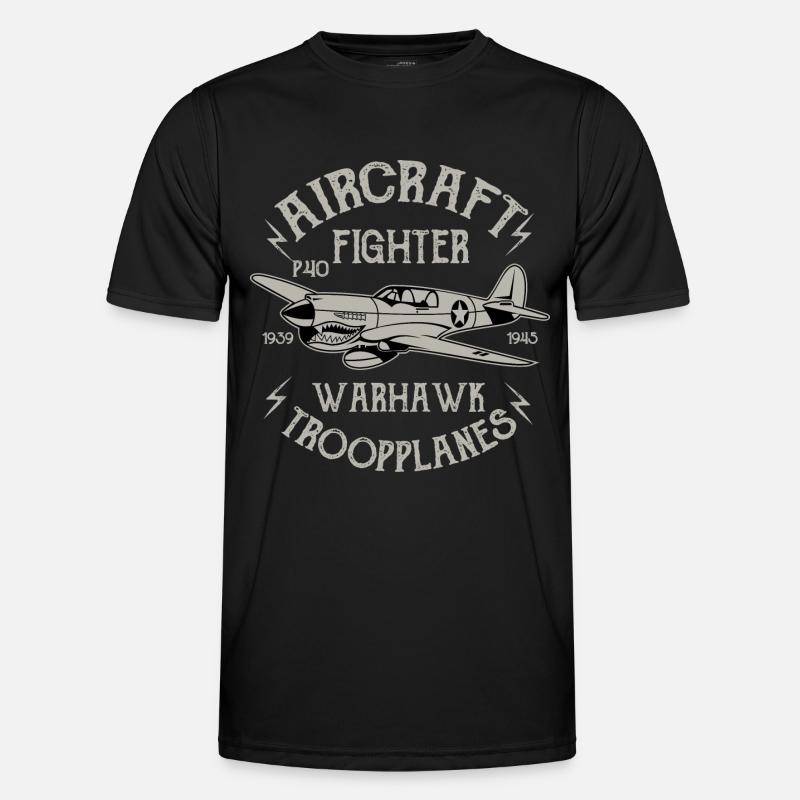 Warhawk Fighter Männer Funktions-T-Shirt