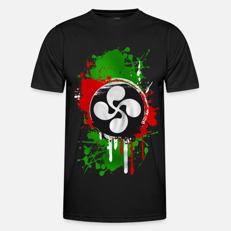 Croix Basque Grunge T-shirt sport Homme