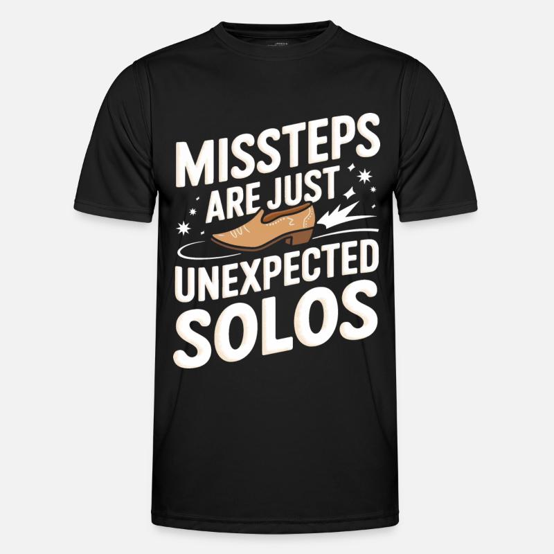 Line Dancing Dancing Dancers - Men's Functional T-Shirt - black