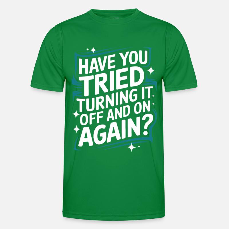 Technical Support Computer Men's Functional T-Shirt