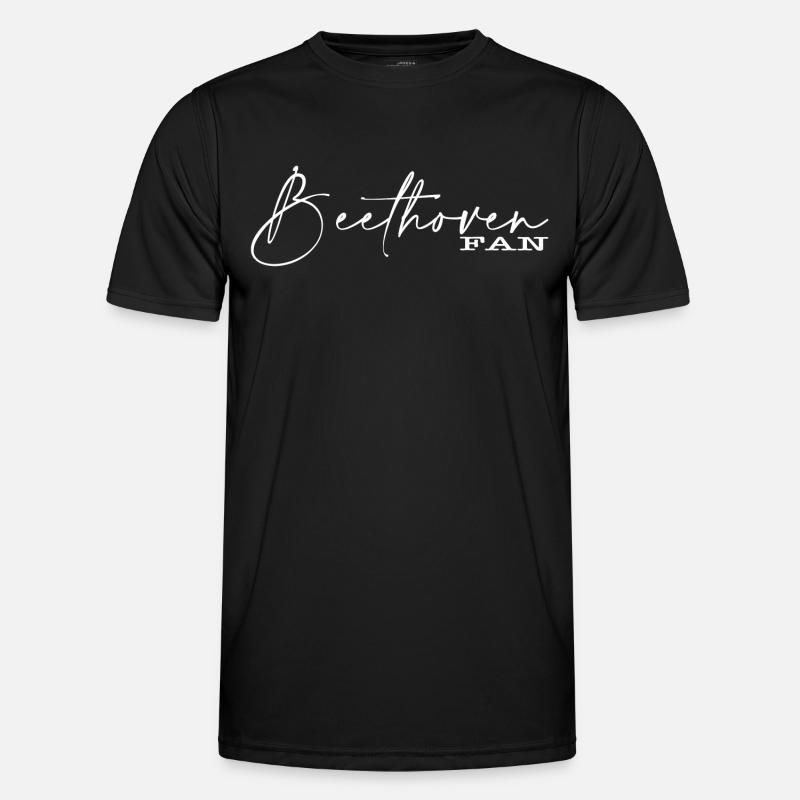 Beethoven - Männer Funktions-T-Shirt - Schwarz