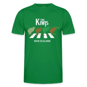 The Kiwis - Männer Funktions-T-Shirt - Kelly Green - Vorne - AI Model Male 178 dark (178cm)