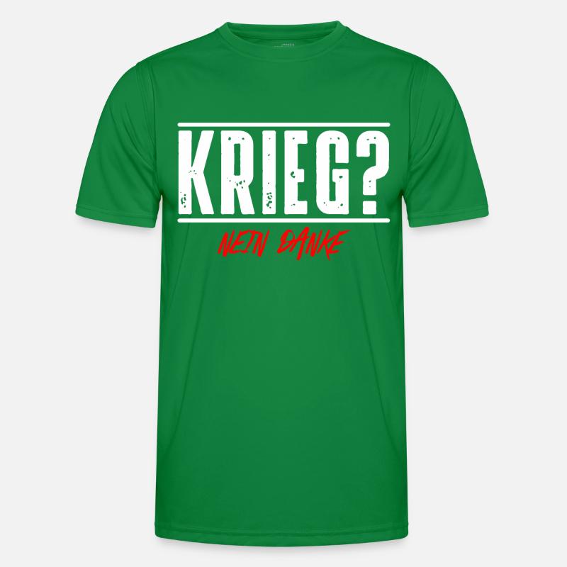 Krieg Männer Funktions-T-Shirt