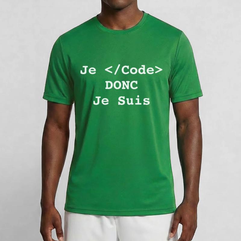 Ich programmiere, also bin ich Informatiker und Programmierer Männer Funktions-T-Shirt