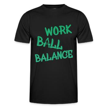 Basketball - Männer Funktions-T-Shirt - Schwarz - Vorne - AI Model Male 178 dark (178cm)