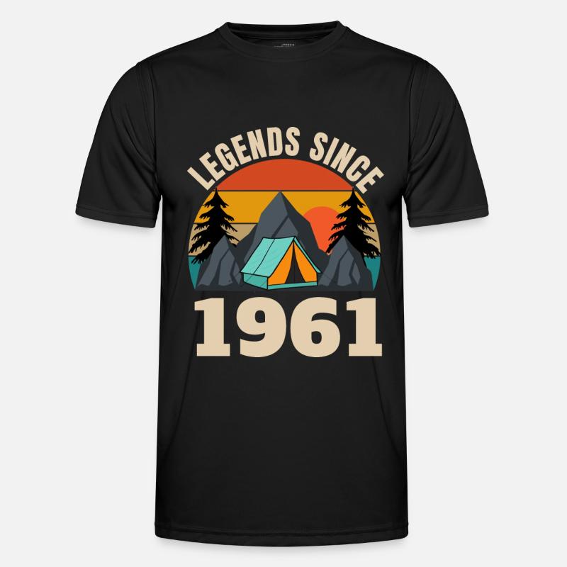 LEGENDS SINCE 1961 - Men's Functional T-Shirt - black
