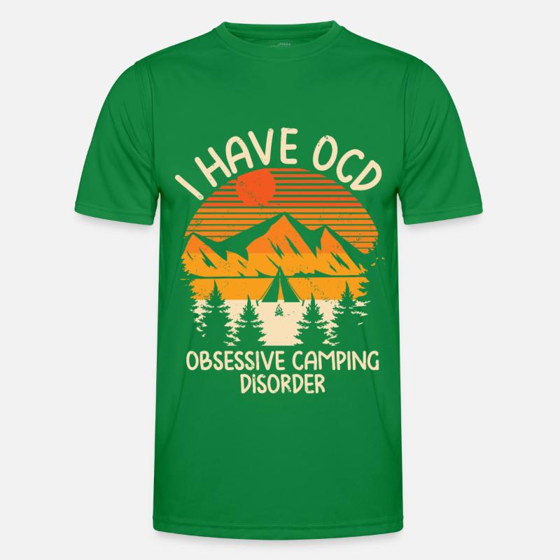 Camping T-shirt sport Homme