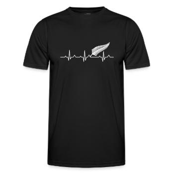 Nouvelle-Zélande - Cadeau - T-shirt sport Homme - noir - Devant - AI Model Male 178 dark (178cm)