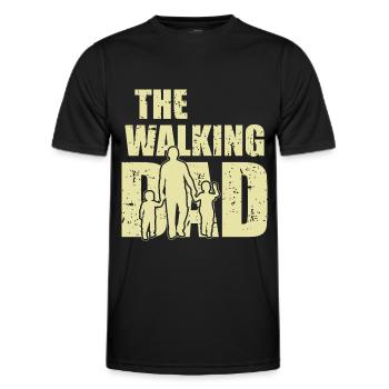 Cadeau de papa marchant pour papa - T-shirt sport Homme - noir - Devant - AI Model Male 178 dark (178cm)