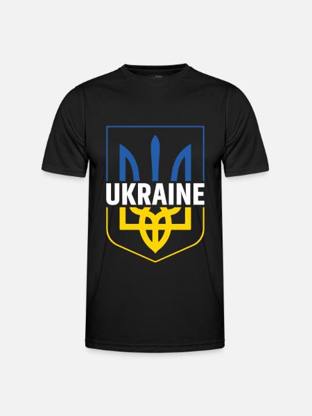 Ukraine - T-shirt sport Homme - noir