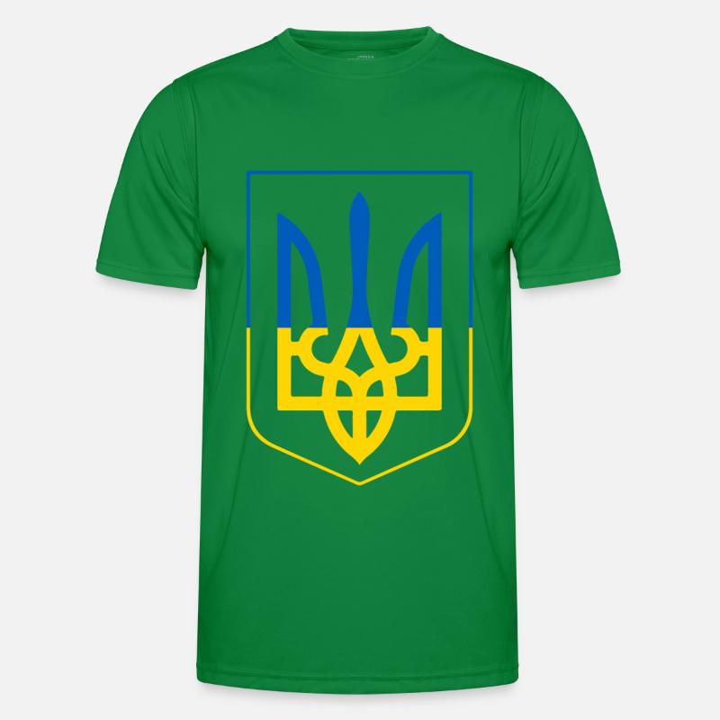 Ukraine Flag Men's Functional T-Shirt
